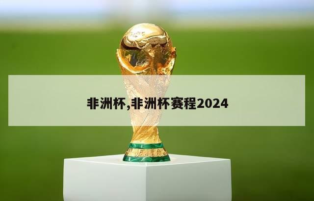 非洲杯,非洲杯赛程2024